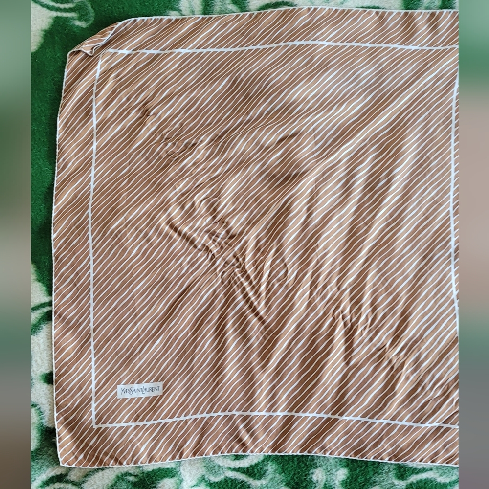 Yves Saint Laurent YSL Silk Scarf